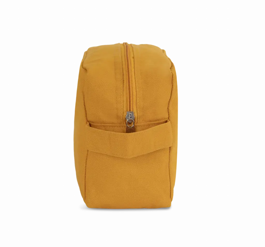 Toilettas van biologisch katoen., washed sunflower — productfoto 10