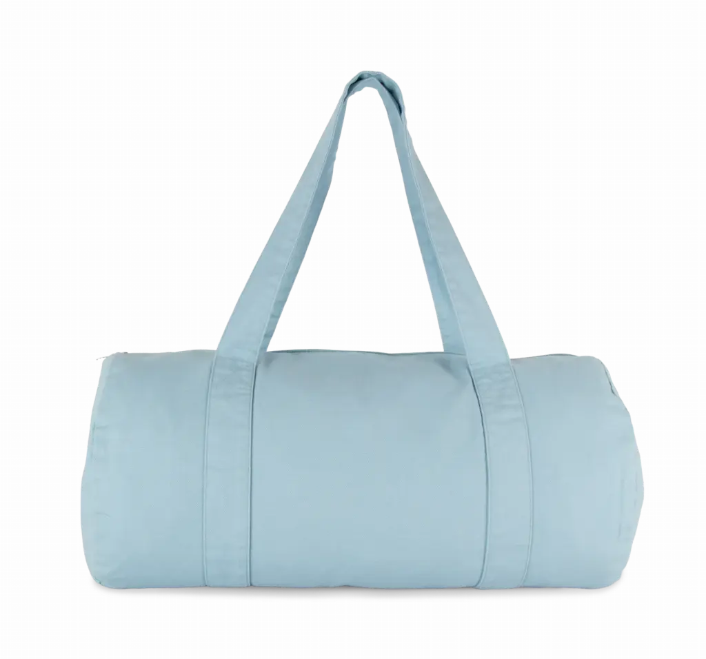 PS_KI6602_WASHEDDREAMBLUE - Katoenendraagtassen Duffeltas van biologisch katoen, washed dream blue — productfoto 8