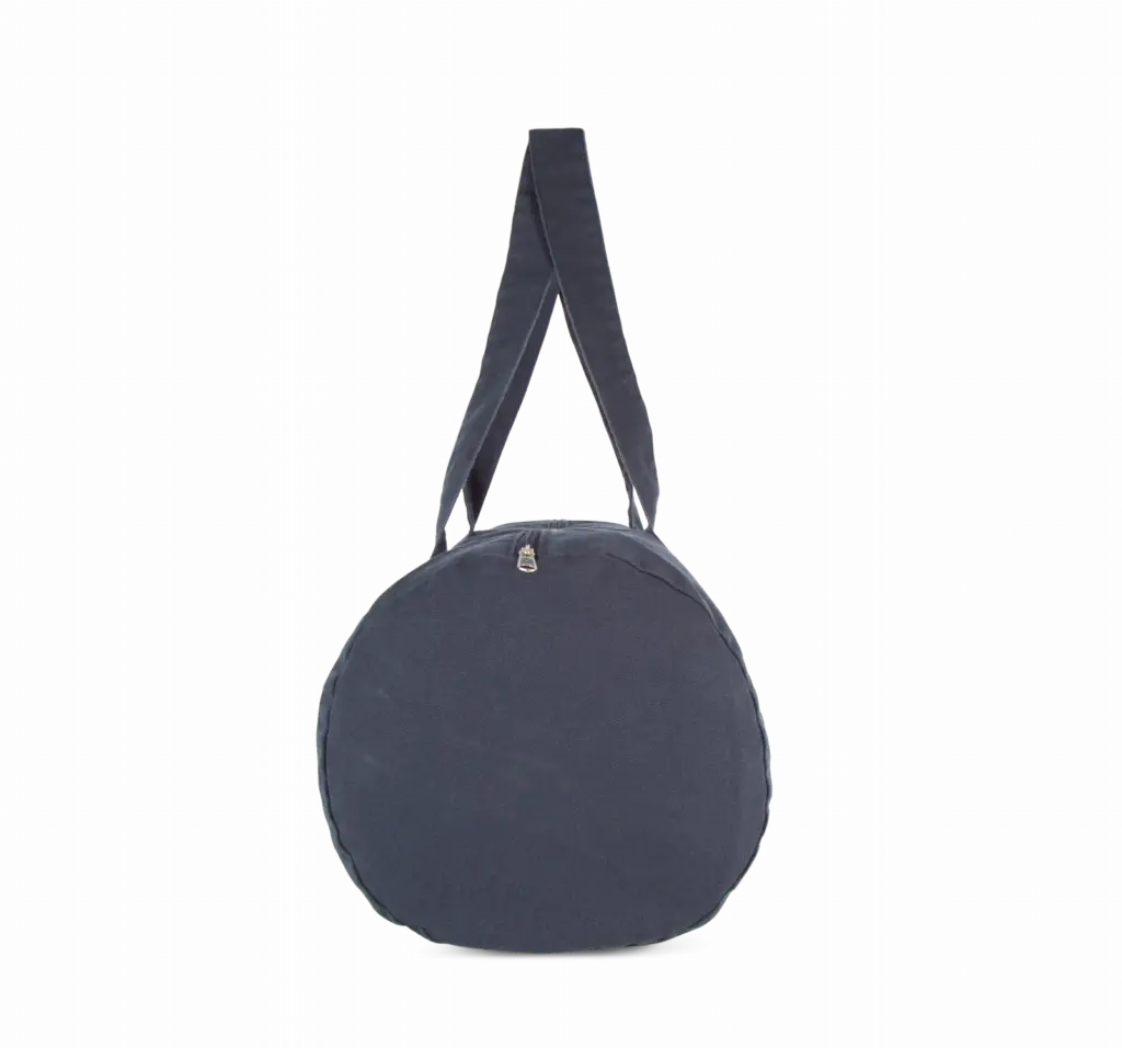 Duffeltas van biologisch katoen, washed navy — productfoto 9