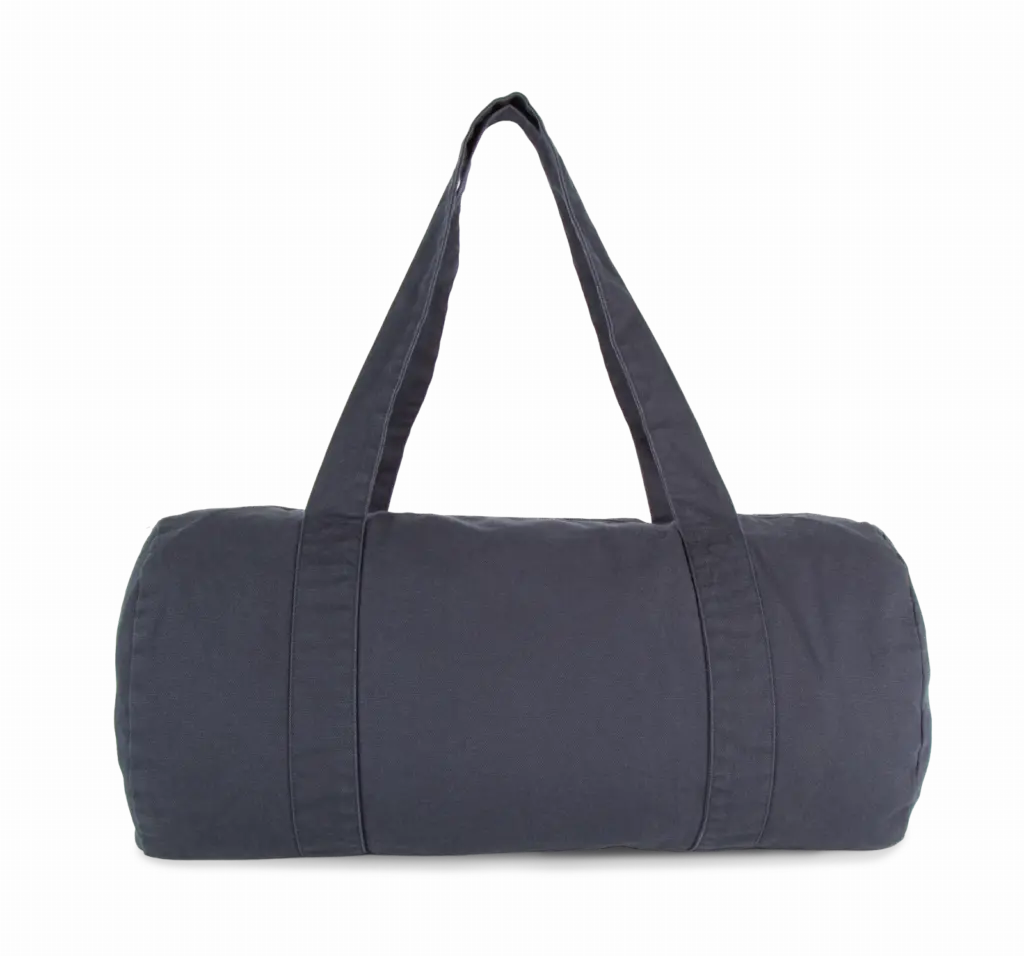 PS_KI6602_WASHEDNAVY - Katoenendraagtassen Duffeltas van biologisch katoen, washed navy — productfoto 10
