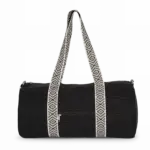 Gerecyclede duffeltas, black night / ethnic black — productfoto 4