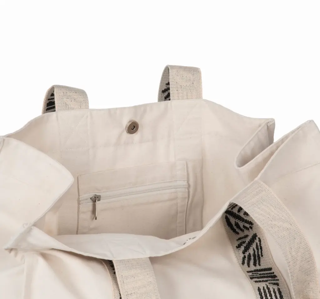 Grote gerecyclede shopper met neep — productfoto 4