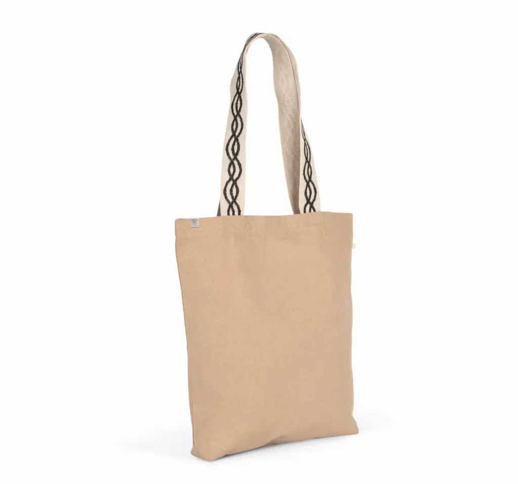 Gerecyclede shopper met platte bodem