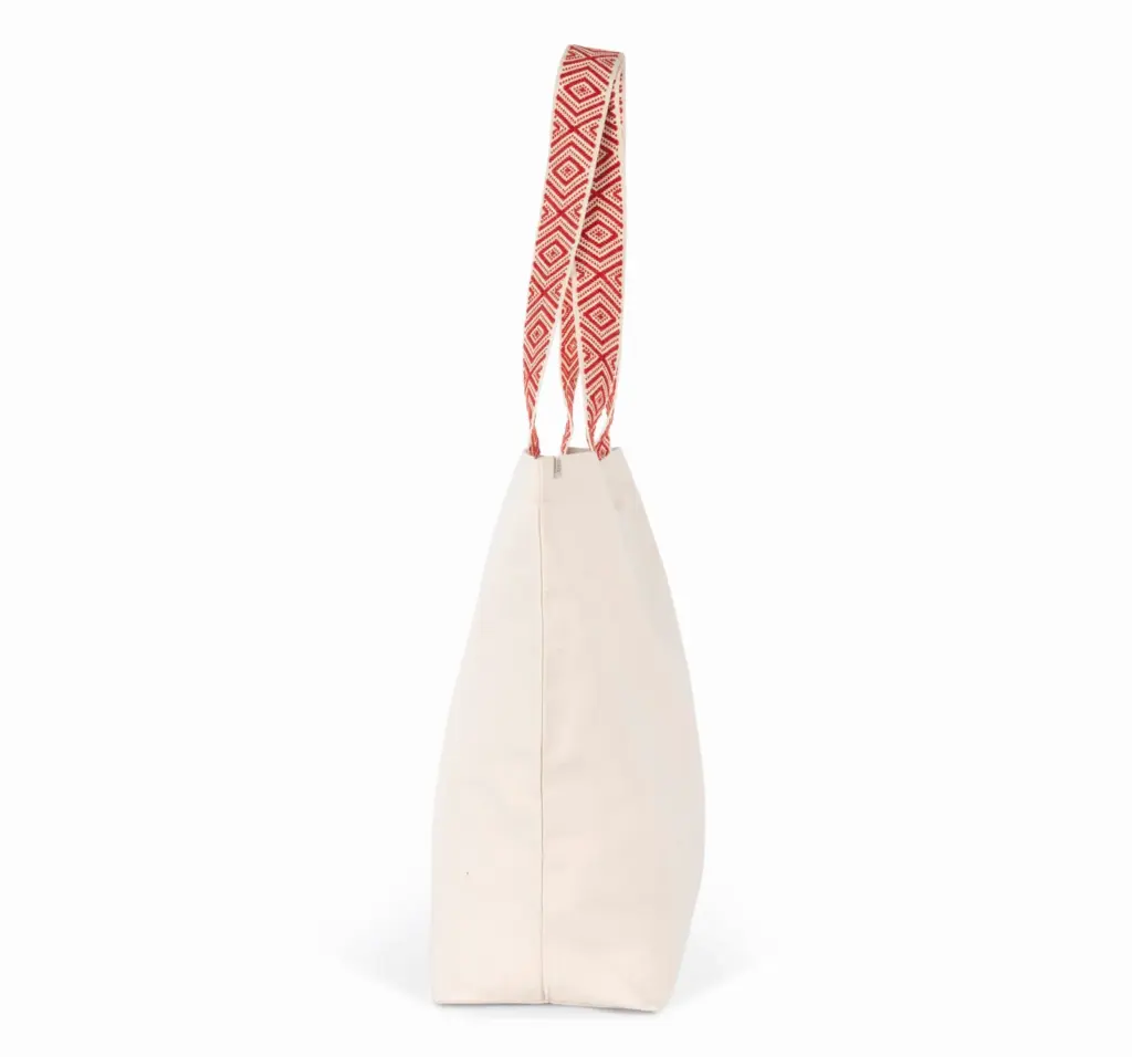 KINS118-8_2021 - Hidalgo-werbeartikel Grote gerecyclede shopper — productfoto 2