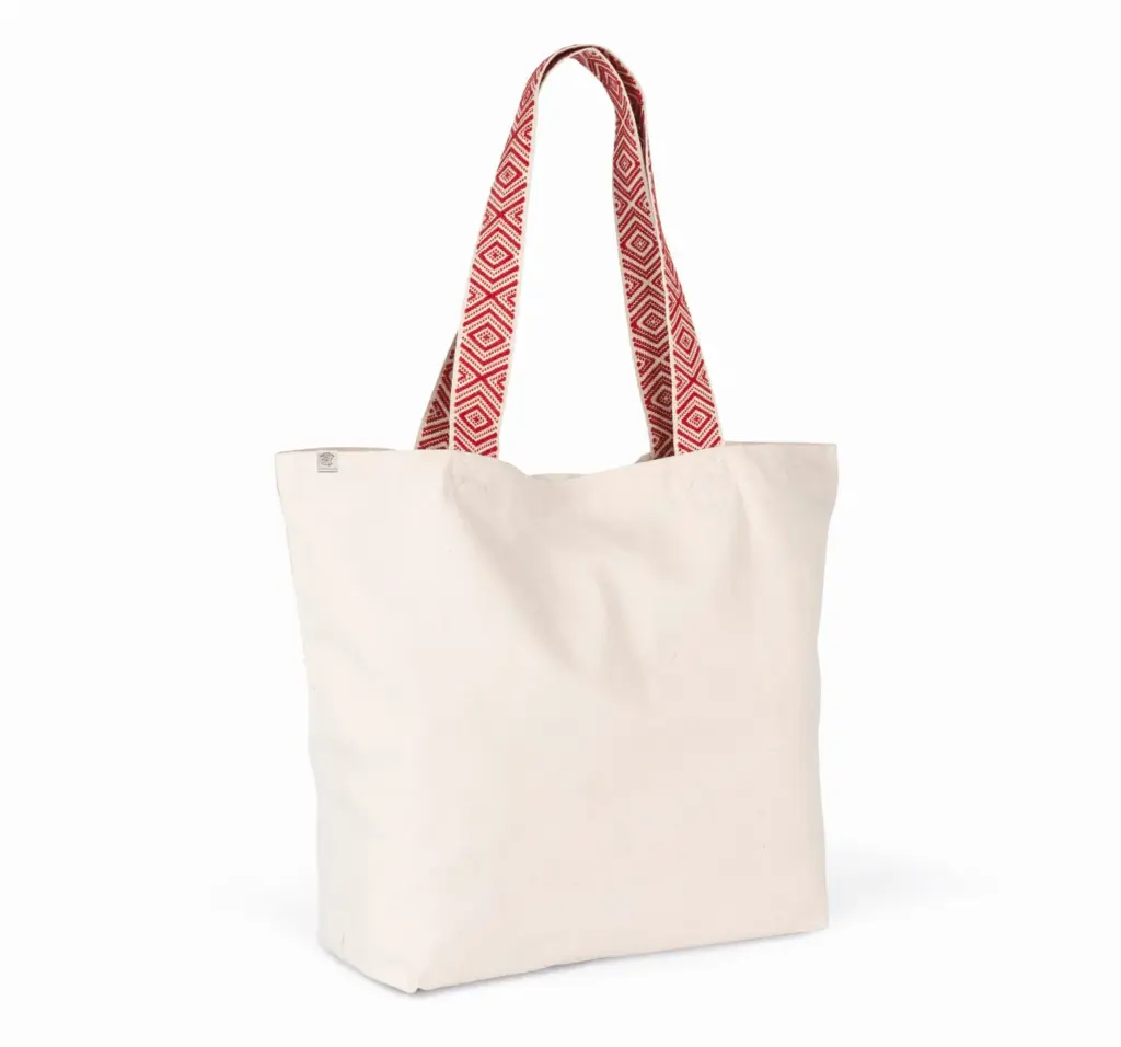 KINS118-7_2021 - Hidalgo-werbeartikel Grote gerecyclede shopper — productfoto 3