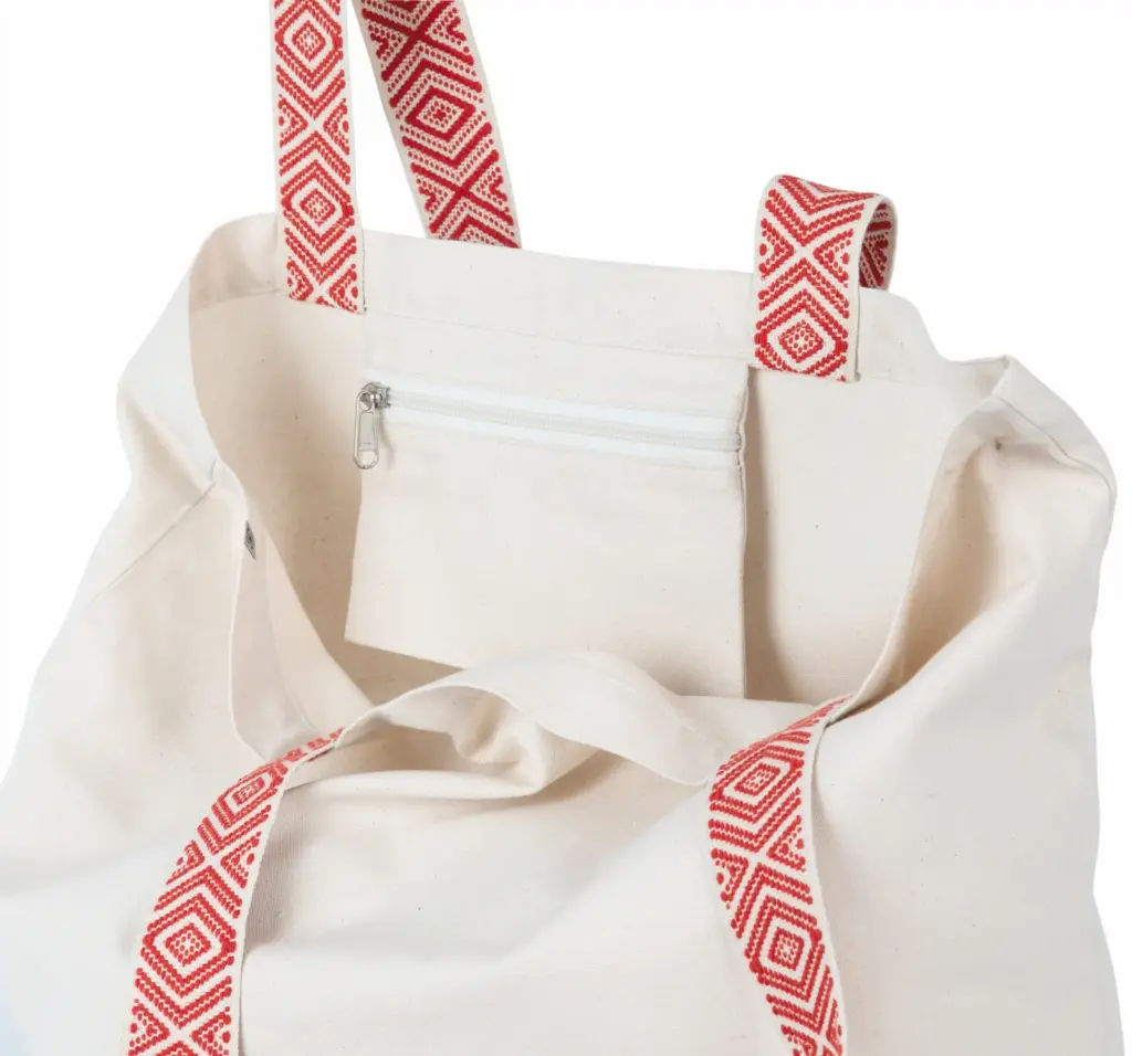 KINS118-6_2021 - Hidalgo-werbeartikel Grote gerecyclede shopper — productfoto 4