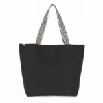 Grote gerecyclede shopper, black night / ethnic black — productfoto 5