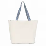 PS_KINS118_ECUME-ETHNICBLUE - Hidalgo-werbeartikel Grote gerecyclede shopper, ecume / ethnic blue — productfoto 6