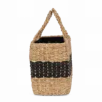 Zeegras mand, striped seagrass black / black night — productfoto 5