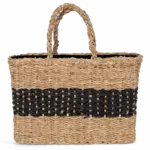 Zeegras mand, striped seagrass black / black night — productfoto 6