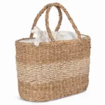 Mand van zeegras en jute — productfoto 2