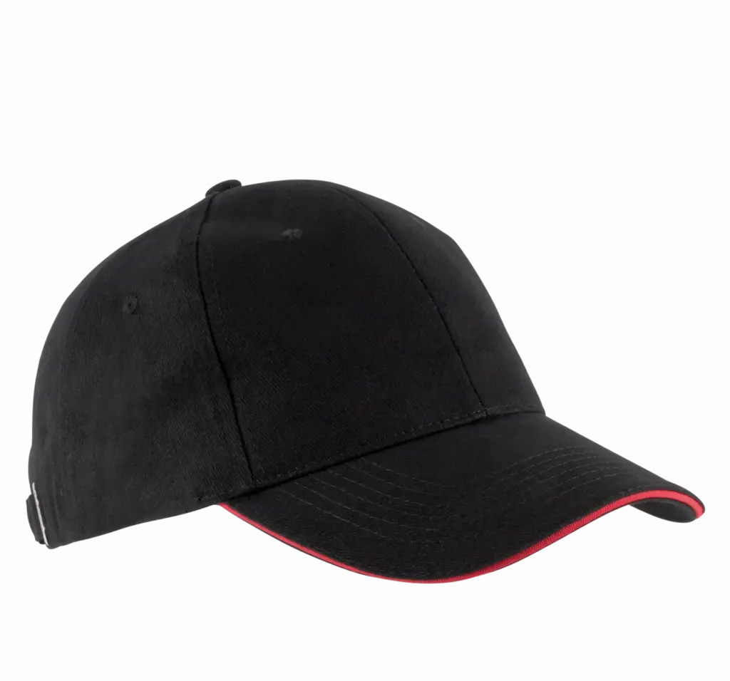 PS_KP011-FS_BLACK-RED - Hidalgo-werbeartikel Orlando - Pet 6 Panelen, black / red — productfoto 9