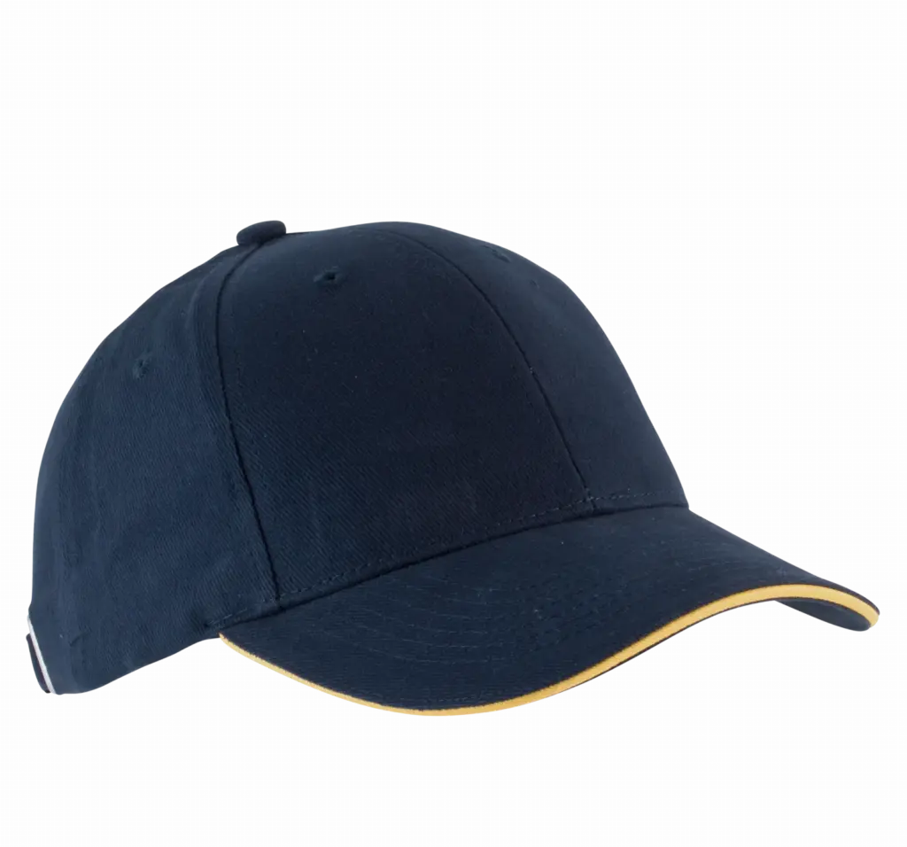 PS_KP011-FS_NAVY-YELLOW - Hidalgo-werbeartikel Orlando - Pet 6 Panelen, navy / yellow — productfoto 38