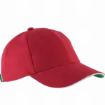 PS_KP011-FS_RED-WHITE-GREEN - Hidalgo-werbeartikel Orlando - Pet 6 Panelen, red / white / green — productfoto 45
