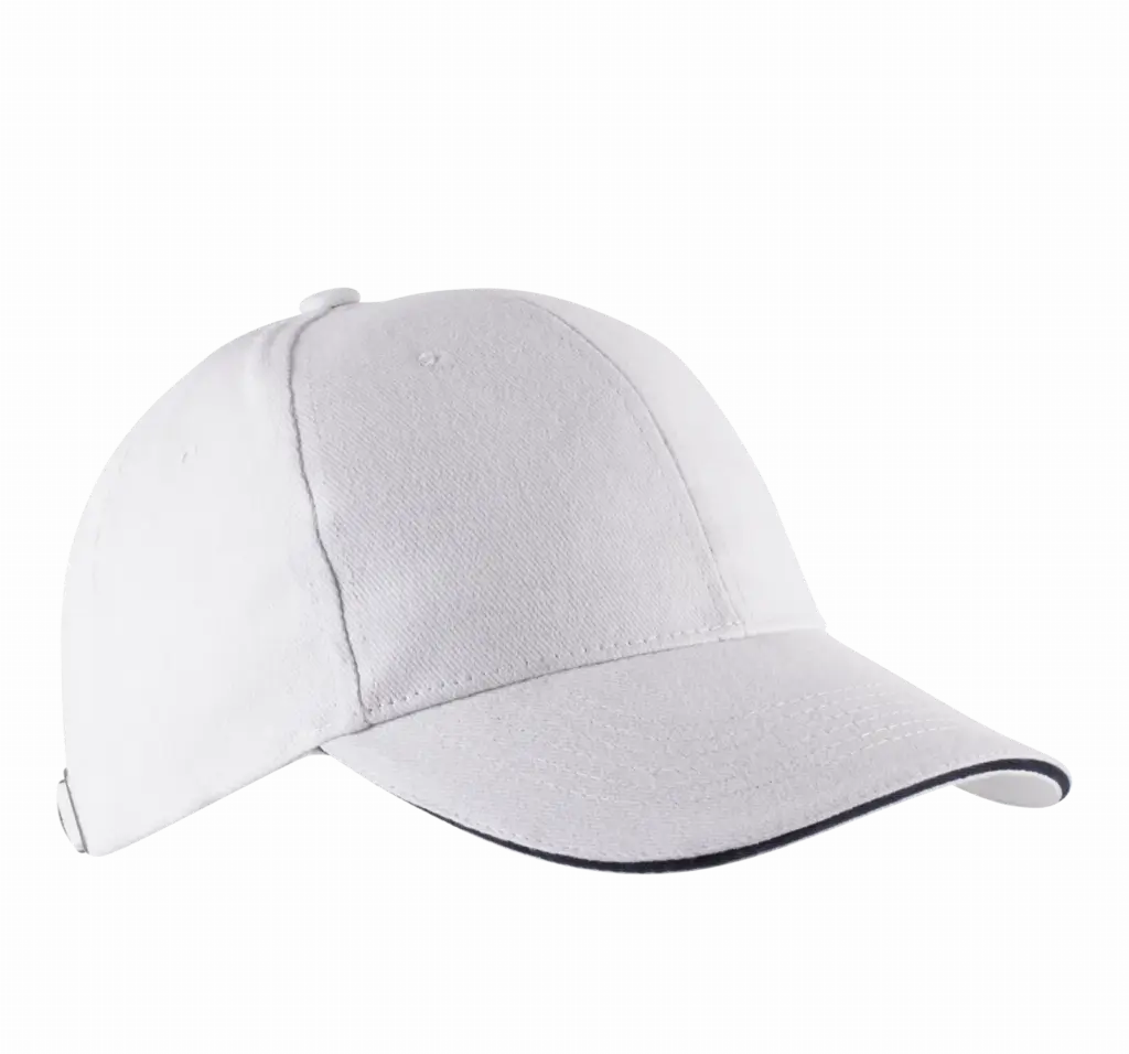 PS_KP011-FS_WHITE-NAVY - Hidalgo-werbeartikel Orlando - Pet 6 Panelen, white / navy — productfoto 61