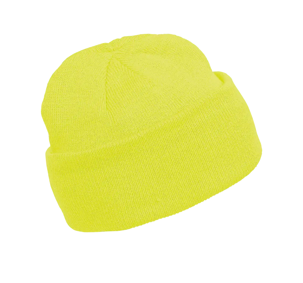 Gebreide muts, fluorescent yellow — productfoto 19