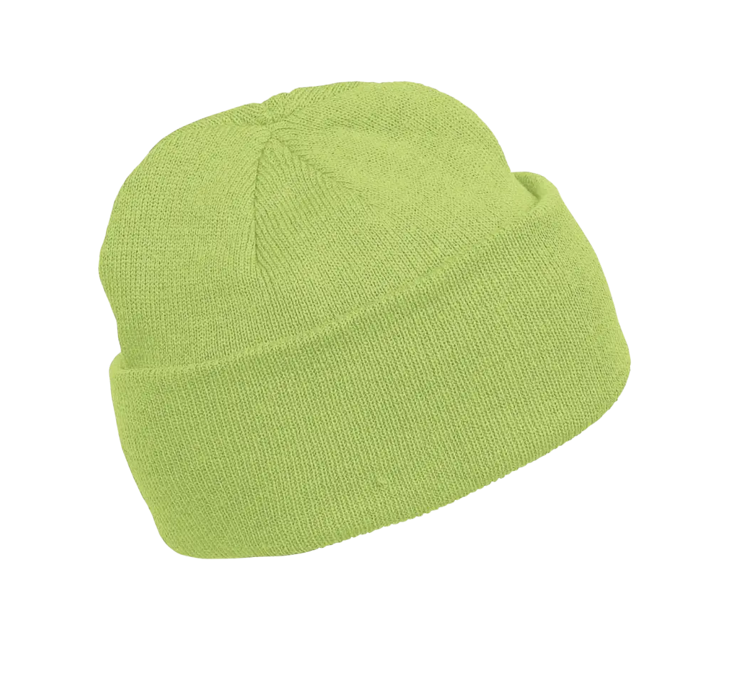 Gebreide muts, lime — productfoto 34