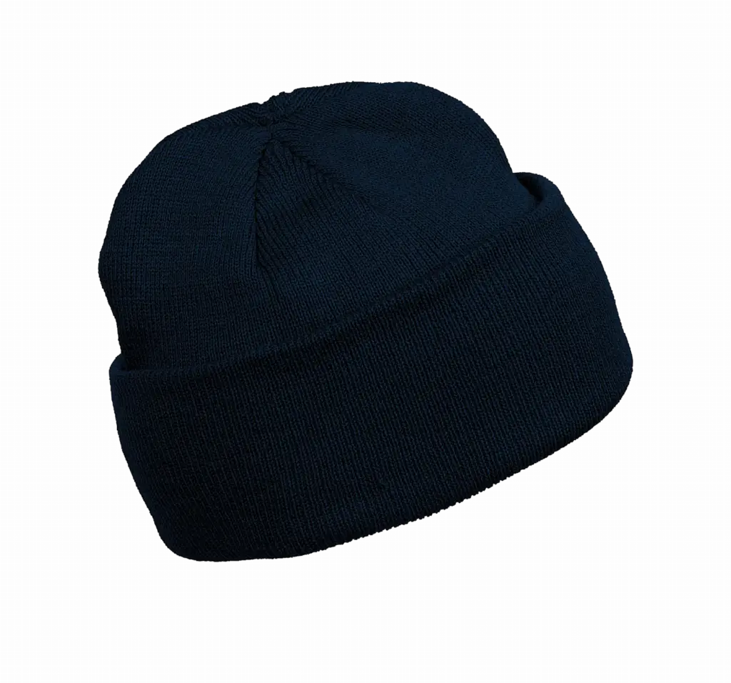 Gebreide muts, navy — productfoto 35
