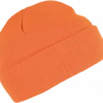 Gebreide muts, orange — productfoto 37
