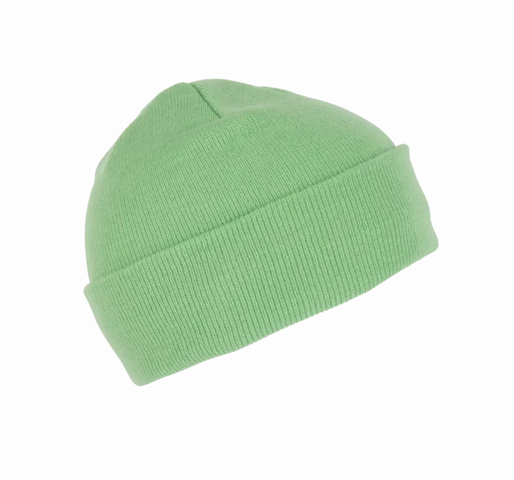 Gebreide muts, pistachio green — productfoto 40