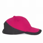 Racing - Tweekleurige pet 6 Panelen, fuchsia / dark grey — productfoto 10