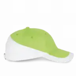 Racing - Tweekleurige pet 6 Panelen, lime / white — productfoto 11