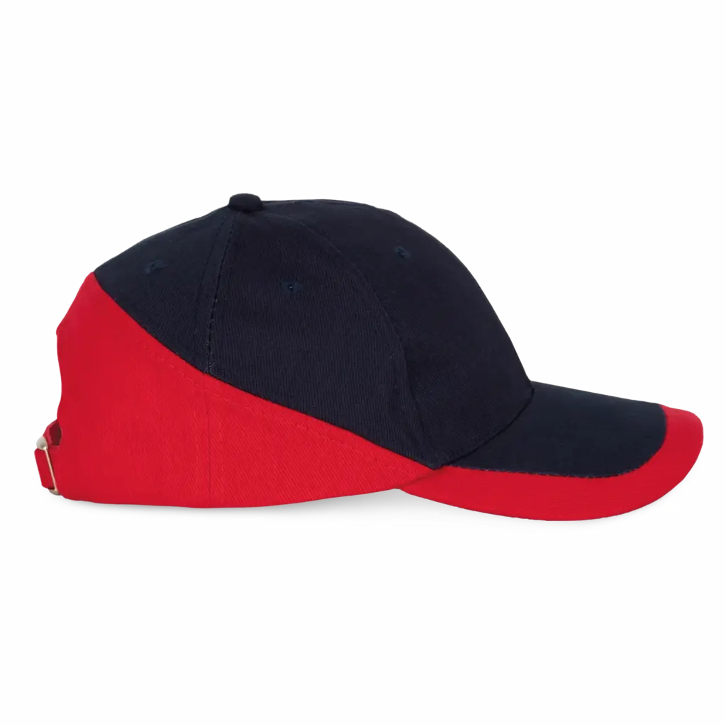 Racing - Tweekleurige pet 6 Panelen, navy / red — productfoto 12