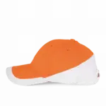Racing - Tweekleurige pet 6 Panelen, orange / white — productfoto 14