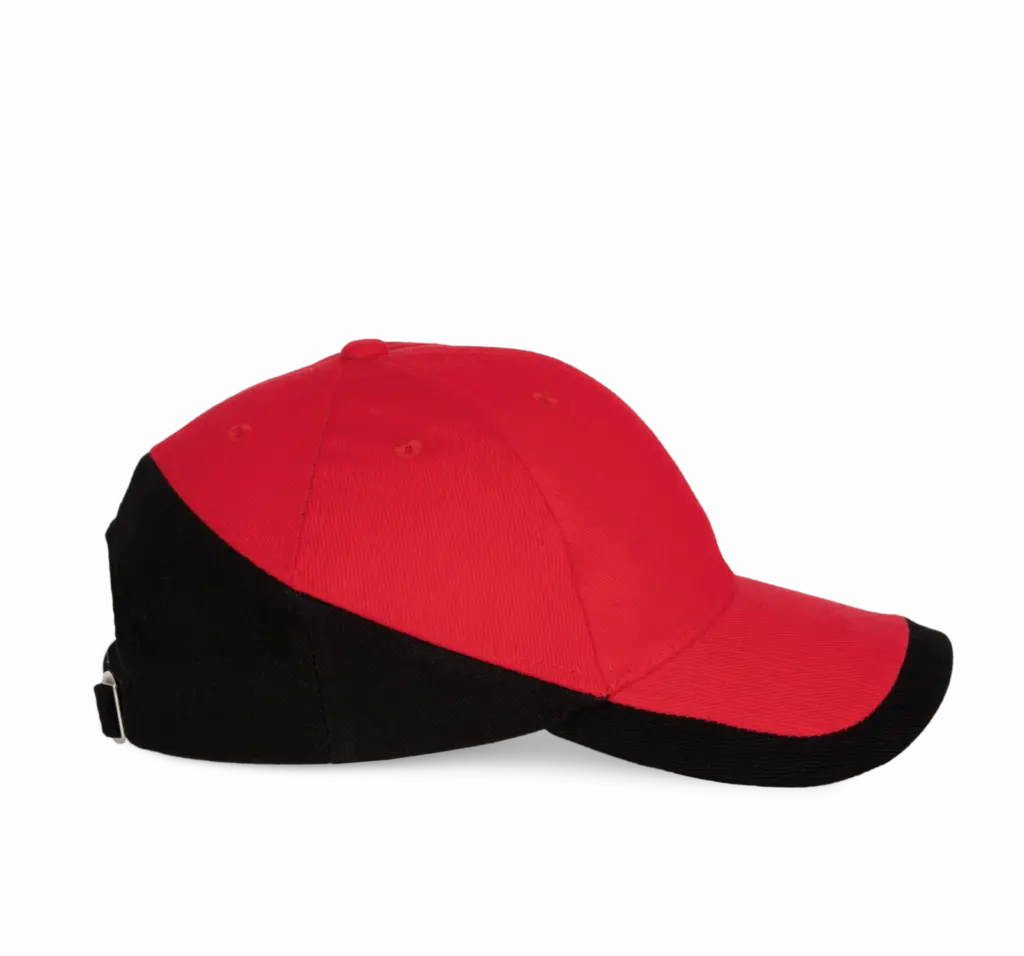 Racing - Tweekleurige pet 6 Panelen, red / black — productfoto 16
