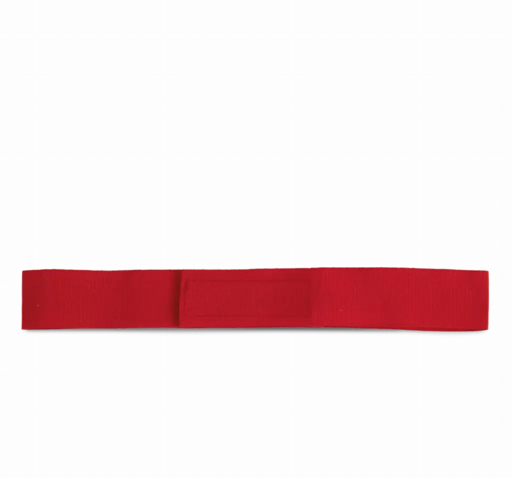 PS_KP066B_RED - Hidalgo Afneembaar lint voor Panama & Boater hoeden — productfoto 5