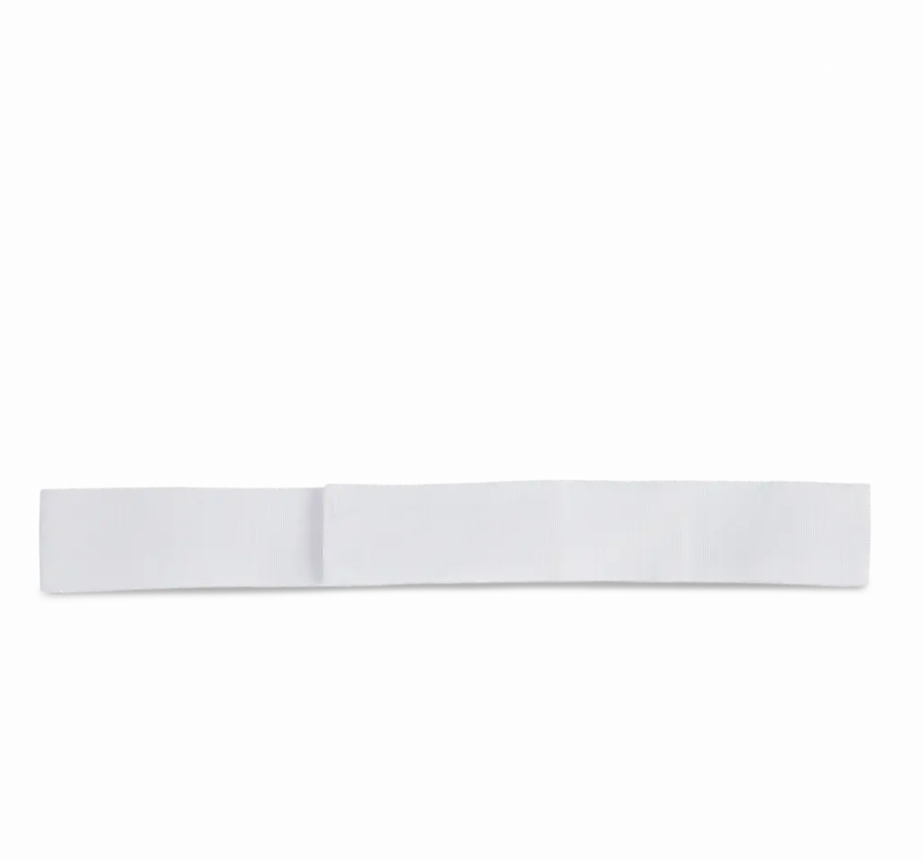 PS_KP066B_WHITE - Hidalgo Afneembaar lint voor Panama & Boater hoeden, white — productfoto 7