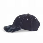 PS_KP109-S_NAVY-WHITE - Hidalgo-werbeartikel Modieuze Pet Met 6 Segmenten, navy / white — productfoto 6