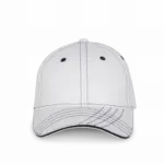 Modieuze Pet Met 6 Segmenten, white / navy — productfoto 9