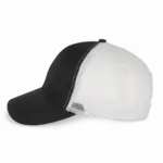 PS_KP110-S_BLACK-WHITE - Hidalgo-werbeartikel Truckerpet, black/white — productfoto 6