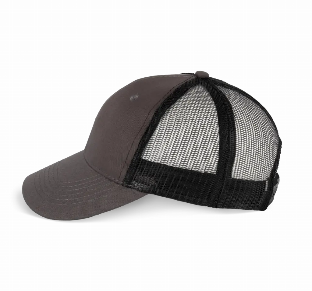 PS_KP110-S_SHALEGREY-BLACK - Hidalgo-werbeartikel Truckerpet, shale grey / black — productfoto 11