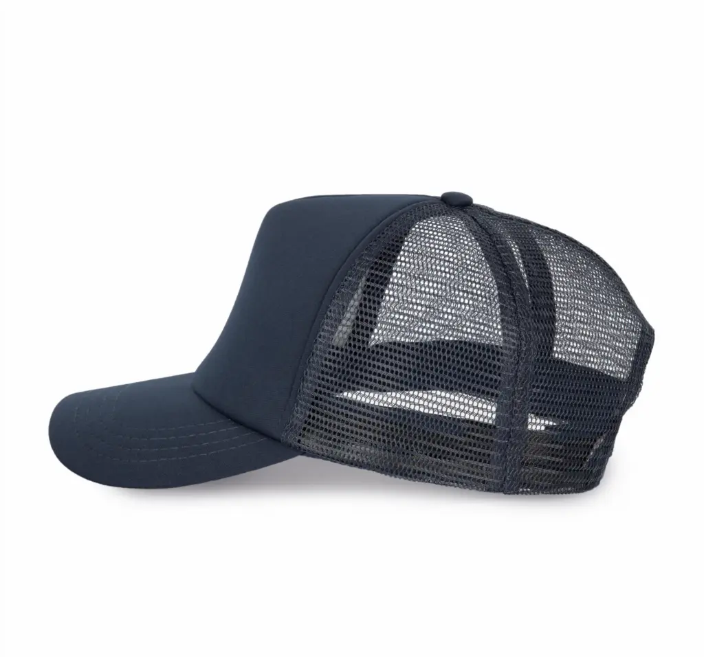 PS_KP111-S_NAVY - Hidalgo-werbeartikel Trucker - Pet 5 panelen, navy — productfoto 6