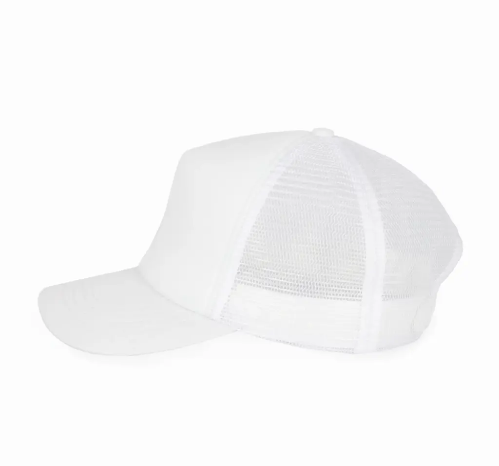 PS_KP111-S_WHITE - Hidalgo-werbeartikel Trucker - Pet 5 panelen, white — productfoto 8