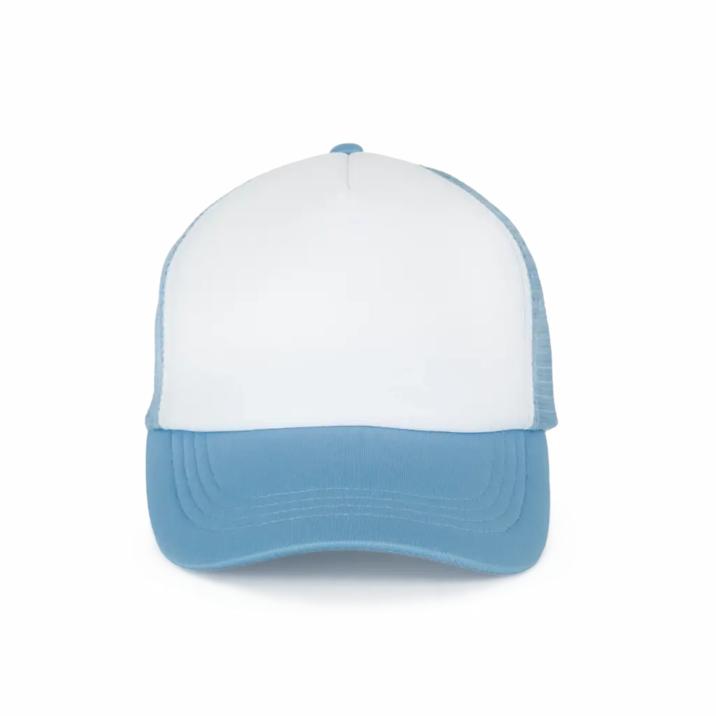 Trucker - Pet 5 panelen, white / dark sky blue — productfoto 12
