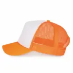 PS_KP111-S_WHITE-FLUORESCENTORANGE - Hidalgo-werbeartikel Trucker - Pet 5 panelen, white / fluorescent orange — productfoto 12