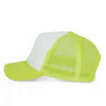 PS_KP111-S_WHITE-FLUORESCENTYELLOW - Hidalgo-werbeartikel Trucker - Pet 5 panelen, white / fluorescent yellow — productfoto 13