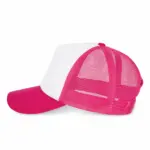 PS_KP111-S_WHITE-FUCHSIA - Hidalgo-werbeartikel Trucker - Pet 5 panelen, white / fuchsia — productfoto 15