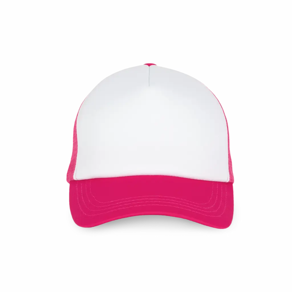 Trucker - Pet 5 panelen, white / fuchsia — productfoto 16