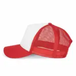 PS_KP111-S_WHITE-RED - Hidalgo-werbeartikel Trucker - Pet 5 panelen, white / red — productfoto 21