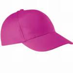 PS_KP116-FS_FUCHSIA - Hidalgo-werbeartikel Katoenen pet 5 panelen, fuchsia — productfoto 12