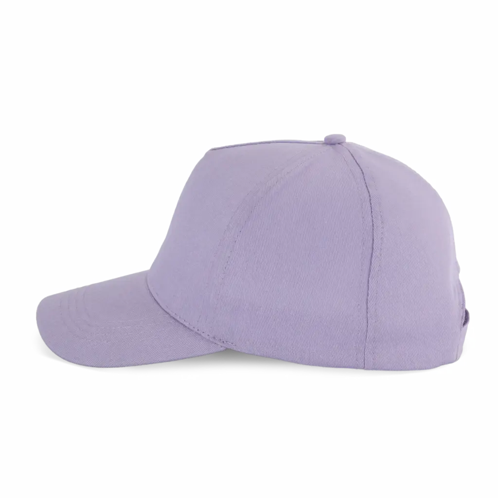 PS_KP116-S_LIGHTVIOLET - Hidalgo-werbeartikel Katoenen pet 5 panelen, light violet — productfoto 17