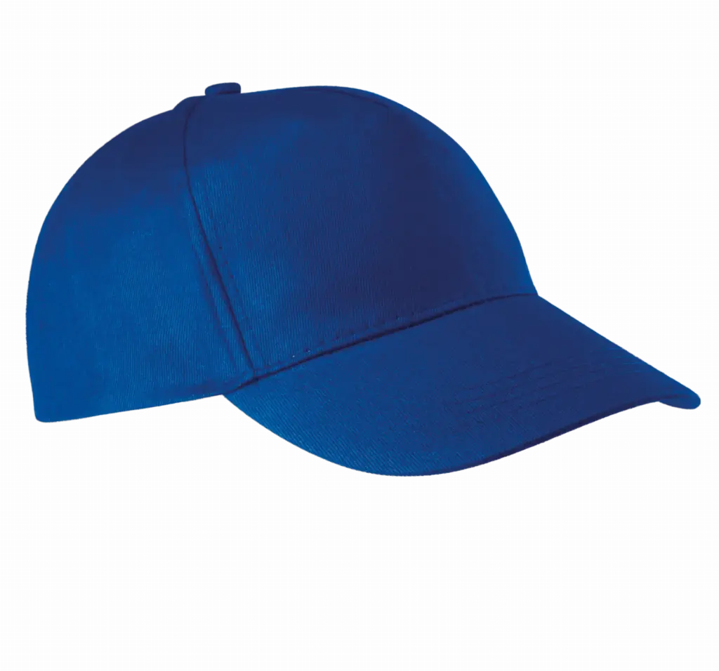 PS_KP116-FS_ROYALBLUE - Hidalgo-werbeartikel Katoenen pet 5 panelen, royal blue — productfoto 24