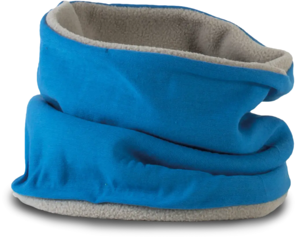 Fleece gevoerde nekwarmer, lagoon / light grey — productfoto 6