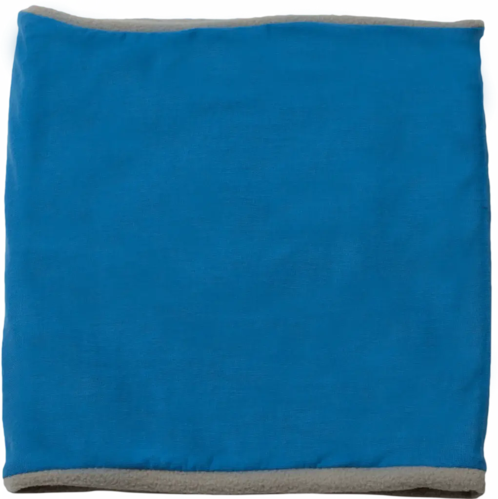 Fleece gevoerde nekwarmer, lagoon / light grey — productfoto 7