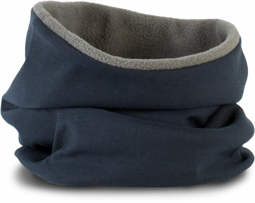 Fleece gevoerde nekwarmer, navy / slate grey — productfoto 7