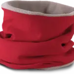 Fleece gevoerde nekwarmer, red / light grey — productfoto 8